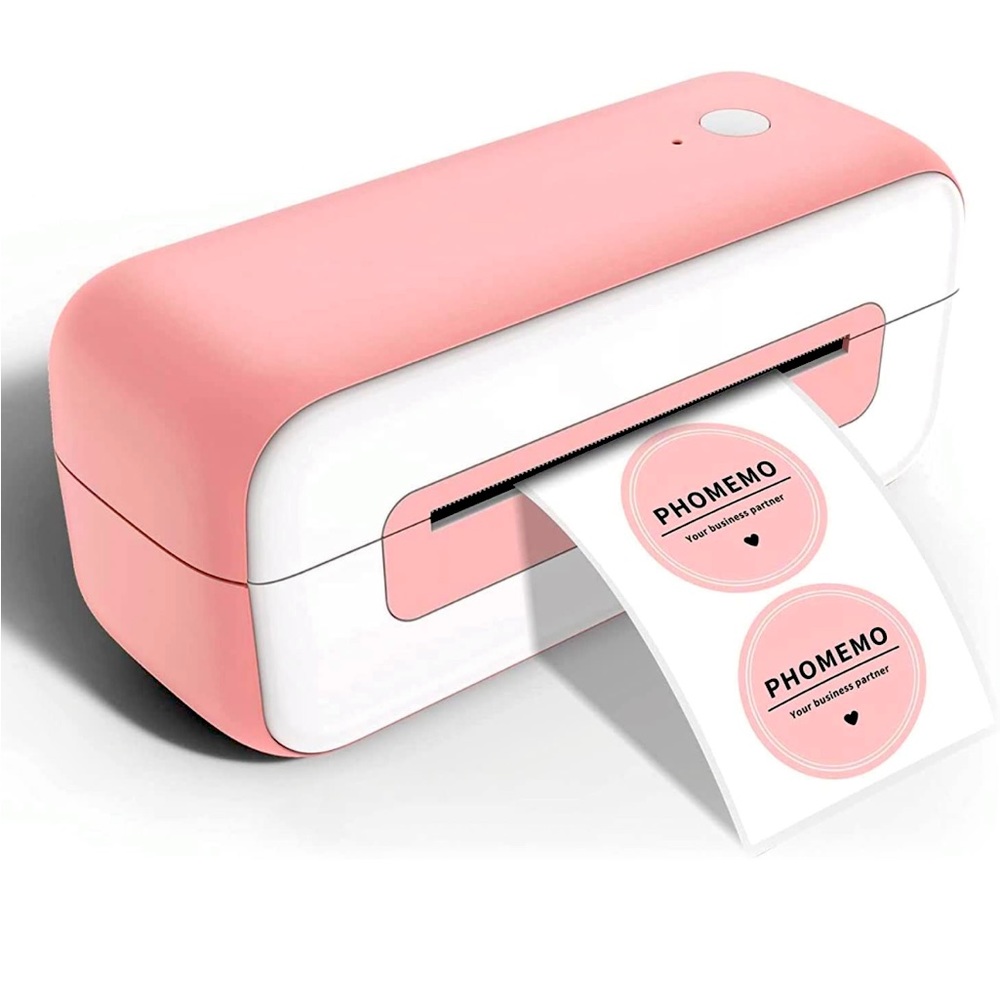 Pink Phomemo Label Printer